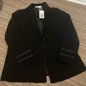JustFab, Brand New w/ Tags. Black blazer, long sleeve